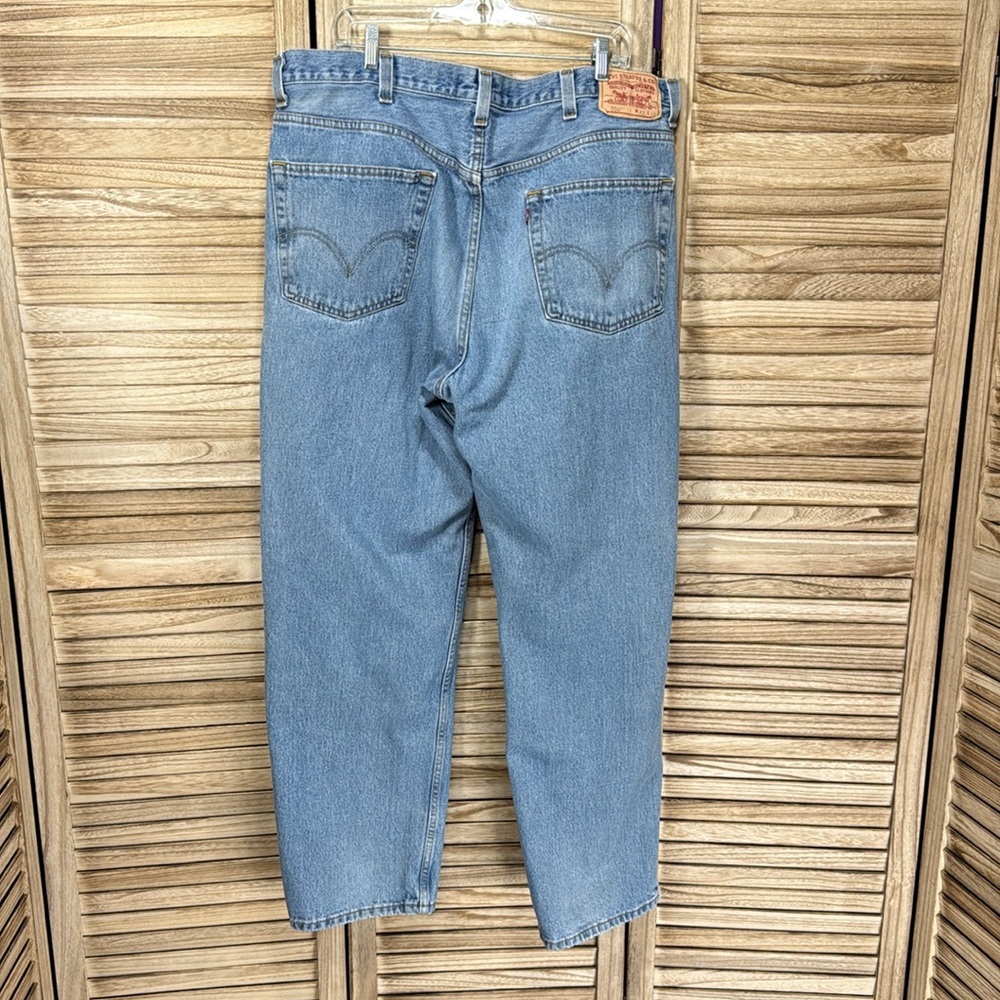 Levi's Jeans Vintage Relaxed Fit 550 Light Blue Size W42 L32 - Picture 2 of 14